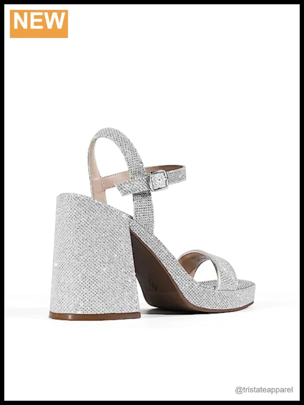 Block Chunky Platform Heeled Sandals with Ankle Strap for Women